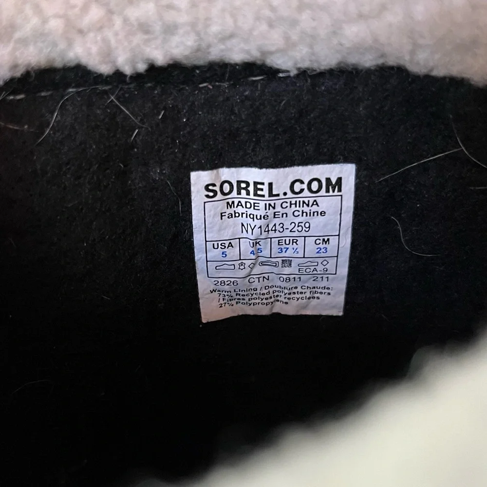 Sorel Yoot Pac Youth Waterproof Insulated Boot Snow Winter Size 5